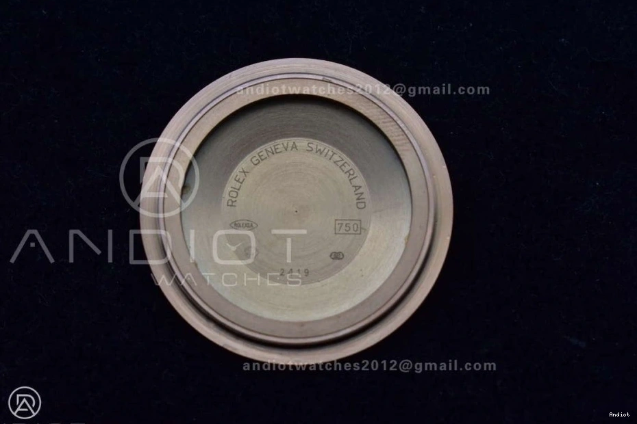 40 904L On Meteorite Steel President Markers A3255 RG Crystal Bracelet DayDate Dial JDF 0129